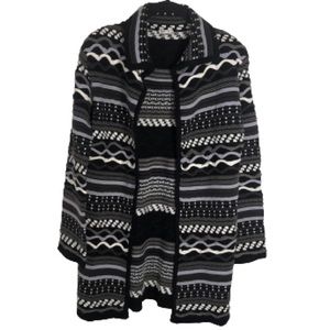 Sioni Chunky Knit Open Front Cardigan Size Medium